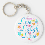Live, Laugh, Love Keychains