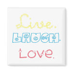 Live, Laugh, Love magnets