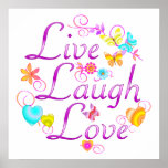 Live Laugh Love posters