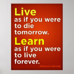 Live & Learn Posters