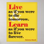 Live & Learn Posters