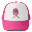 Live Life Fully: Breast Cancer Pink Ribbon hats