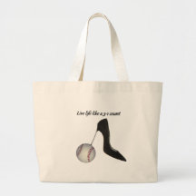 Live life like a 3-1 count tote bag