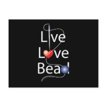 Live Love Bead Postcard