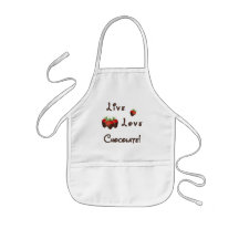 Live Love Chocolate Apron