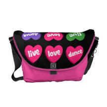 live love dance commuter bag