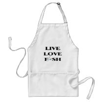 Live Love Fish Apron