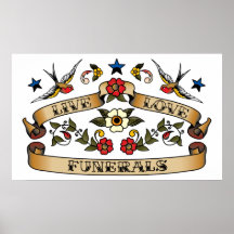 Live Love Funerals Poster