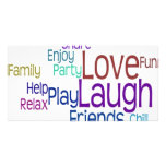 Live Love Laugh photo cards