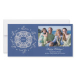 Live Love Laugh Vintage Ornament Holiday PhotoCard