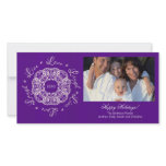 Live Love Laugh Vintage Ornament Holiday PhotoCard