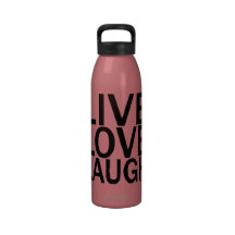 Live Love Laugh Water Bottle