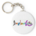 live love life keychain