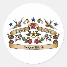 Live Love Movies Sticker