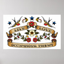 Live Love Occupational Therapy Poster