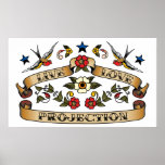 Live Love Projection posters