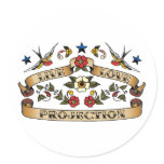 Live Love Projection stickers