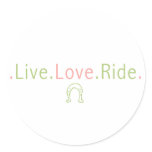 Live Love Ride stickers