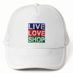 LIVE LOVE SHOP TRUCKER HATS