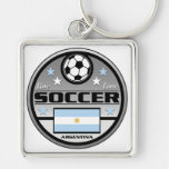 Live Love Soccer Argentina Keychain