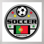 Live Love Soccer Portugal Poster