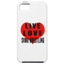Live Love Sumo Wrestling iPhone 5 Case