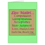 "Live Maitri" Cards
