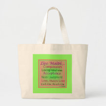 "Live Maitri" Tote Bags