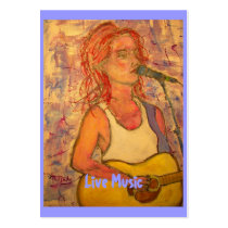 Live Music Business Card Template