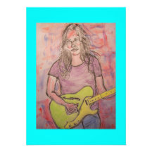 Live Music Girl Sketch Announcements