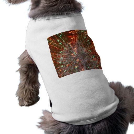 Live Oak Florida Tree Christmas Lights Zoom Pet T-shirt