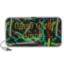 Live Out Loud-Black Speaker