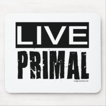 live primal / paleo diet mouse pads