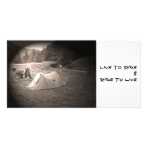 Live to Ride & Ride to Live Photo Card Template