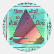 LIVE TO SAIL STICKERS