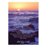 Live Your Dreams INSPIRATIONAL CARDS business cards