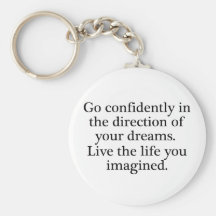 Live Your Dreams Keychain