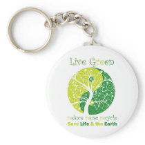 LiveGreen - Ying Yang Keychain