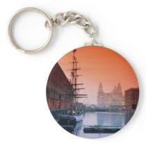Liver buildings from Albert Dock Complex, Liverpoo Key Chains