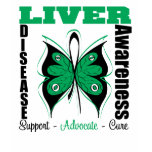 Liver Disease Awareness Butterfly t-shirts