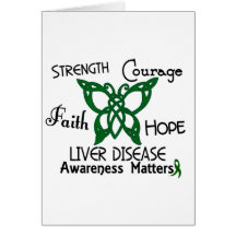 Liver Disease Celtic Butterfly 3 Cards