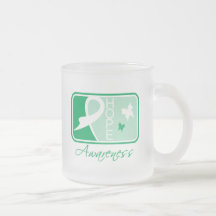Liver Disease Hope Awareness Tile Coffee Mugs