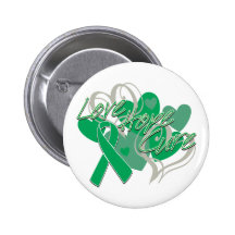 Liver Disease Love Hope Cure Pinback Buttons