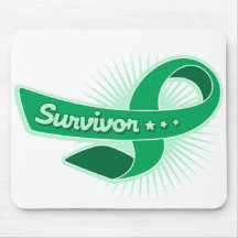 Liver Disease Survivor Ribbon Mouse Pad
