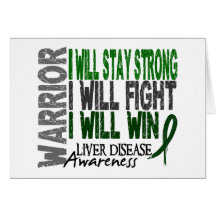 Liver Disease Warrior Card