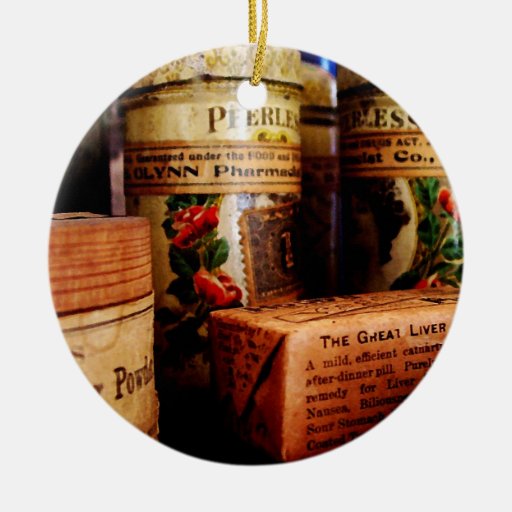 Liver Pills in General Store Christmas Tree Ornament