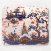 Liverpool Chinese landscape, circa 1775 Mouse Pad
