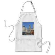 Liverpool city skyline, England, U.K. Aprons
