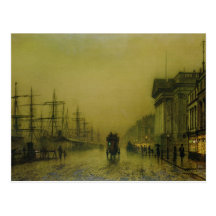 Liverpool Docks Customs House and Salthouse Docks, Postcard