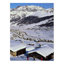 Livigno, Italy Post Card